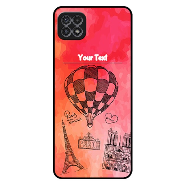 Galaxy F42 5G Custom Glass Phone Case  - Paris Theme Design