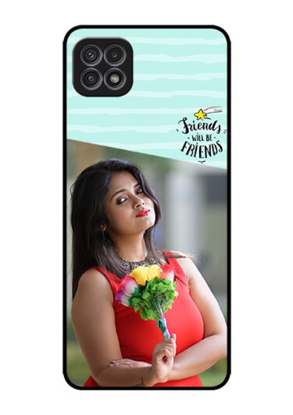 Galaxy F42 5G Custom Glass Phone Case  - Friends Picture Icon Design