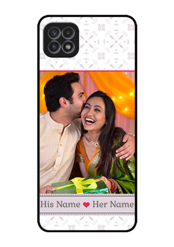 Galaxy F42 5G Custom Glass Mobile Case  - with Photo and Ethnic Design