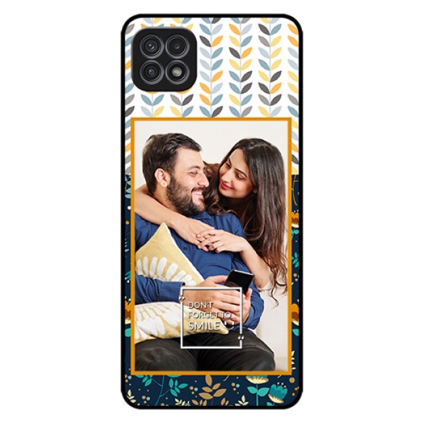 Galaxy F42 5G Custom Glass Mobile Case  - Pattern Design