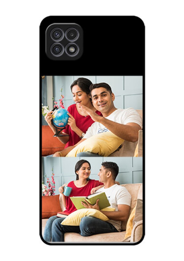 Galaxy F42 5G 2 Images on Glass Phone Cover