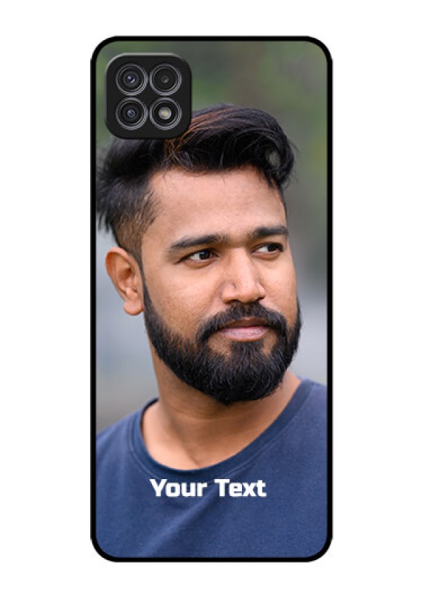Galaxy F42 5G Glass Mobile Cover: Photo with Text
