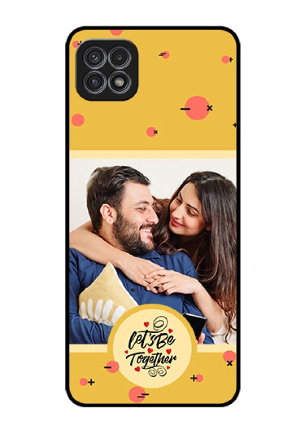 Galaxy F42 5G Photo Printing on Glass Case - Lets be Together Design