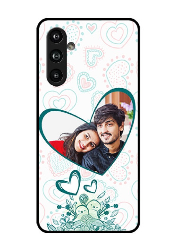 Samsung Galaxy F54 5G Custom Glass Phone Case - Premium Couple Design