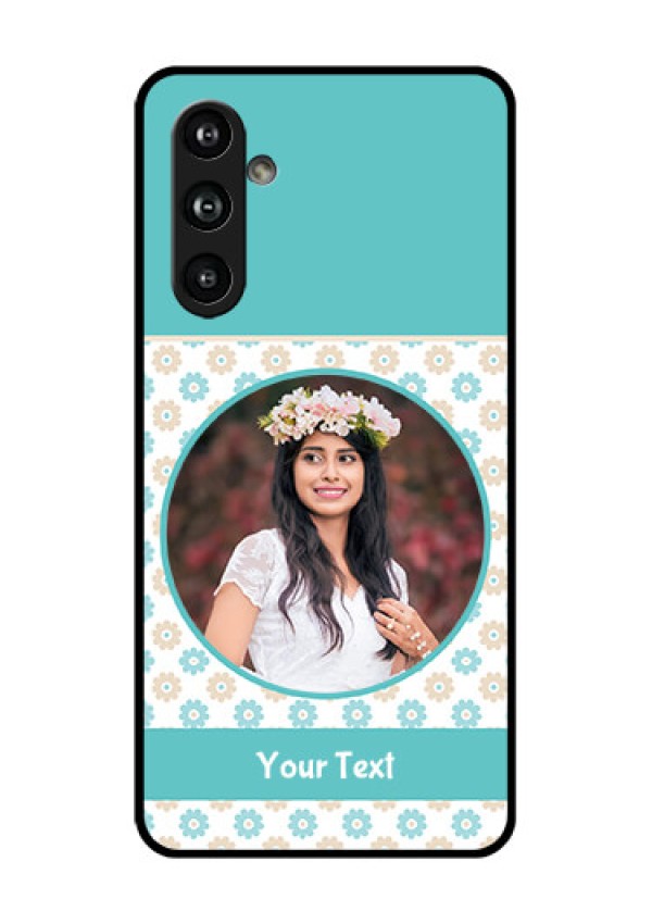Samsung Galaxy F54 5G Custom Glass Phone Case - Beautiful Flowers Design