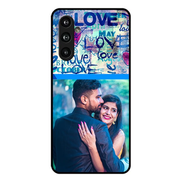 Samsung Galaxy F54 5G Custom Glass Phone Case - Colorful Love Design Samsung Galaxy F54 5G Custom Glass Phone Case - Colorful Love Design