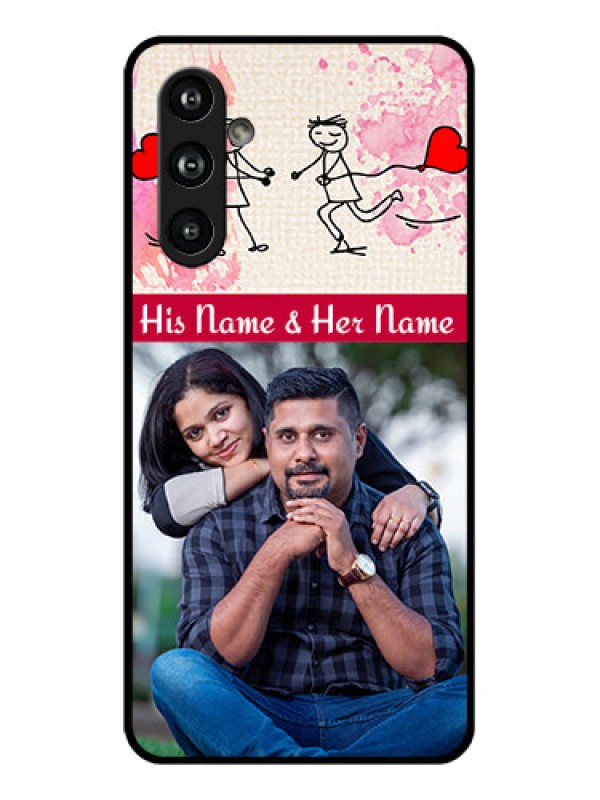 Custom Samsung Galaxy F54 5G Custom Glass Phone Case - You And Me Case Design