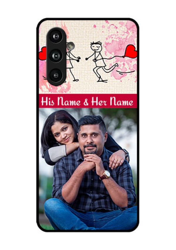 Samsung Galaxy F54 5G Custom Glass Phone Case - You And Me Case Design