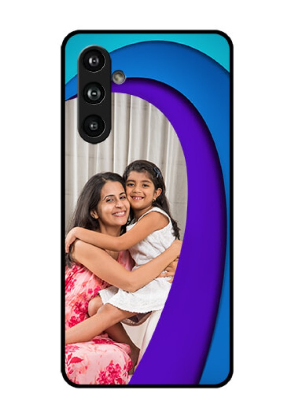 Samsung Galaxy F54 5G Custom Glass Phone Case - Simple Pattern Design