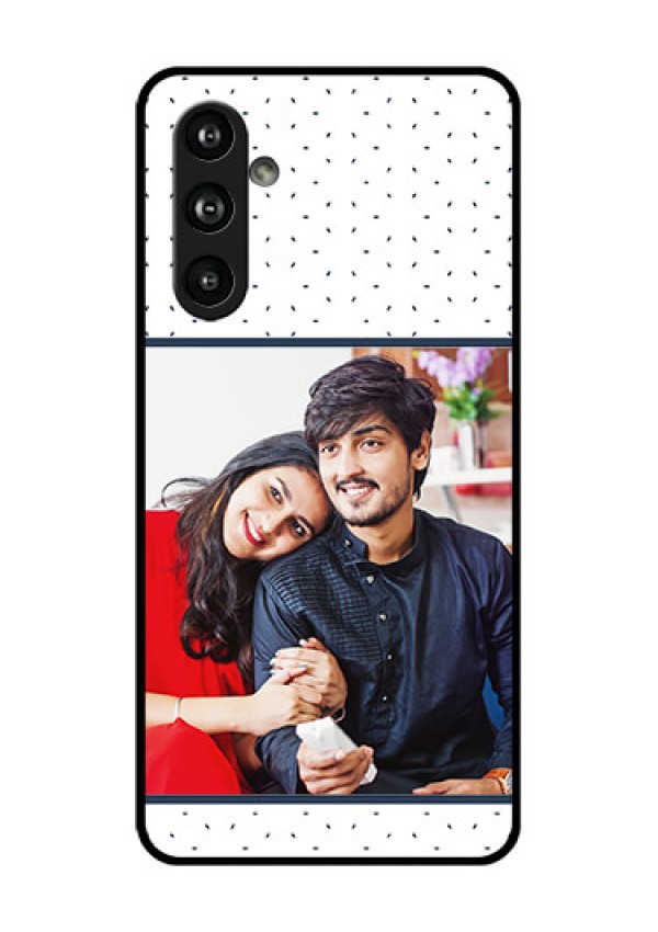 Samsung Galaxy F54 5G Custom Glass Phone Case - Premium Dot Design