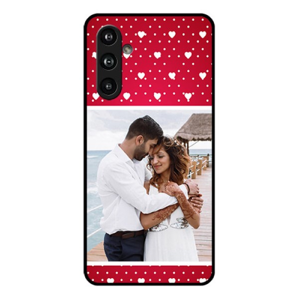 Samsung Galaxy F54 5G Custom Glass Phone Case - Hearts Mobile Case Design Samsung Galaxy F54 5G Custom Glass Phone Case - Hearts Mobile Case Design