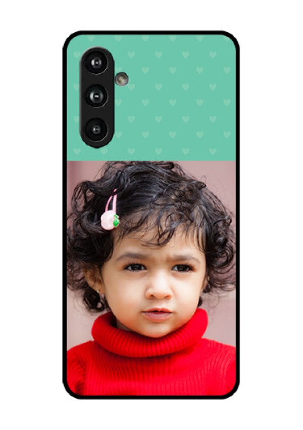 Samsung Galaxy F54 5G Custom Glass Phone Case - Lovers Picture Design
