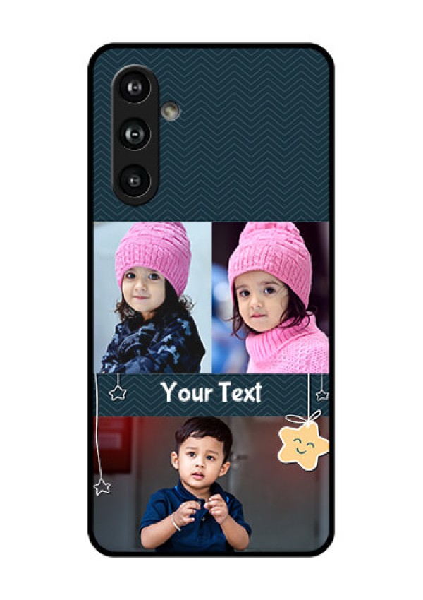 Samsung Galaxy F54 5G Custom Glass Phone Case - Hanging Stars Design