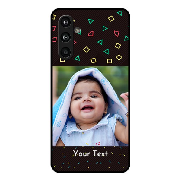 Samsung Galaxy F54 5G Custom Glass Phone Case - With Confetti Birthday Design Samsung Galaxy F54 5G Custom Glass Phone Case - With Confetti Birthday Design