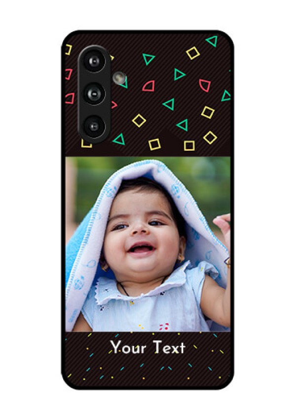 Samsung Galaxy F54 5G Custom Glass Phone Case - With Confetti Birthday Design