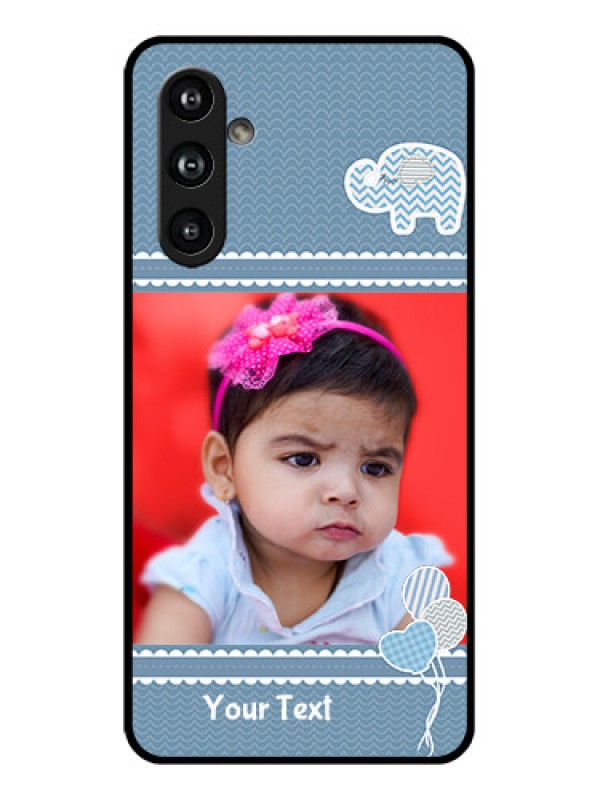 Custom Samsung Galaxy F54 5G Custom Glass Phone Case - With Kids Pattern Design