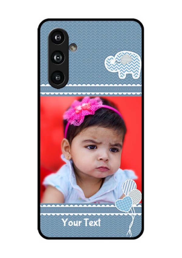 Samsung Galaxy F54 5G Custom Glass Phone Case - With Kids Pattern Design