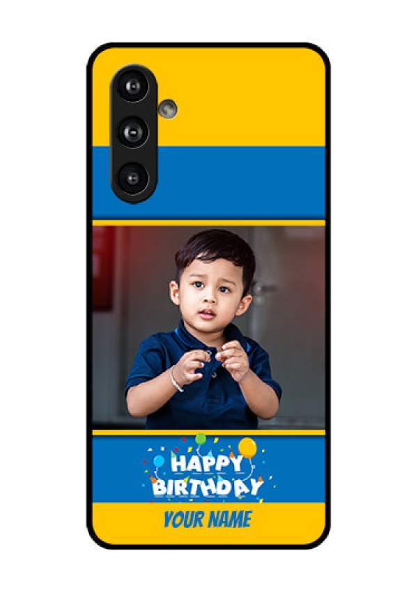 Samsung Galaxy F54 5G Custom Glass Phone Case - Birthday Wishes Design
