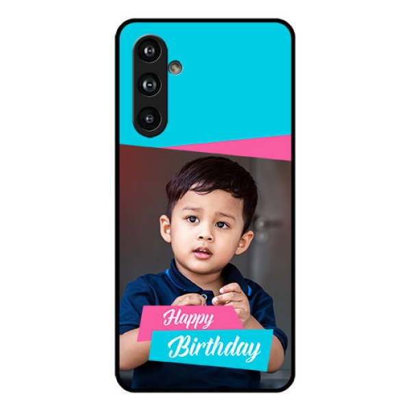 Samsung Galaxy F54 5G Custom Glass Phone Case - Image Holder With 2 Color Design Samsung Galaxy F54 5G Custom Glass Phone Case - Image Holder With 2 Color Design
