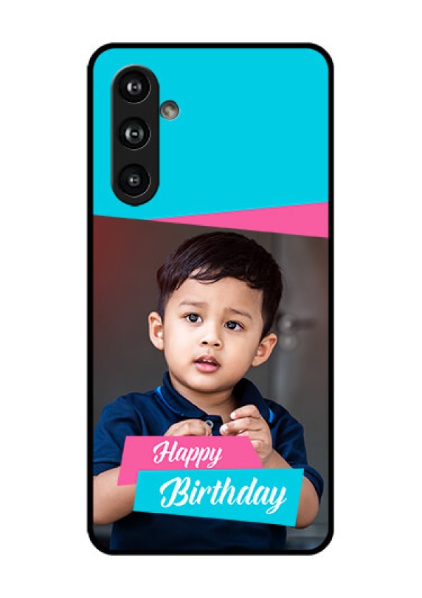 Samsung Galaxy F54 5G Custom Glass Phone Case - Image Holder With 2 Color Design