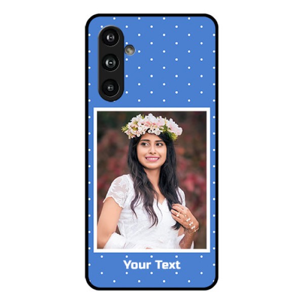 Samsung Galaxy F54 5G Custom Glass Phone Case - Polka Dots Design
