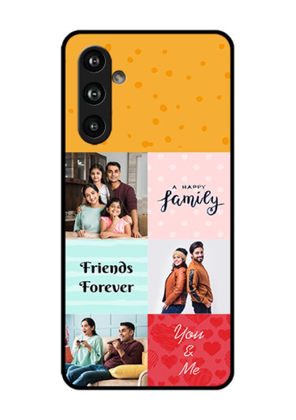 Samsung Galaxy F54 5G Custom Glass Phone Case - Images With Quotes Design
