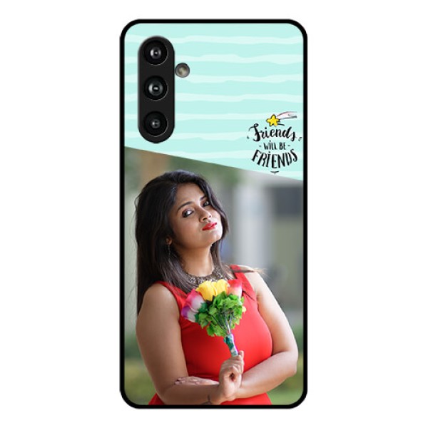 Samsung Galaxy F54 5G Custom Glass Phone Case - Friends Picture Icon Design Samsung Galaxy F54 5G Custom Glass Phone Case - Friends Picture Icon Design