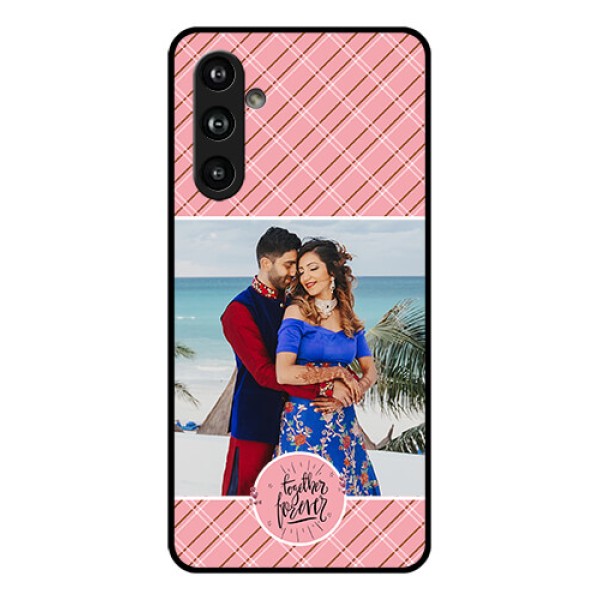 Samsung Galaxy F54 5G Custom Glass Phone Case - Together Forever Design Samsung Galaxy F54 5G Custom Glass Phone Case - Together Forever Design
