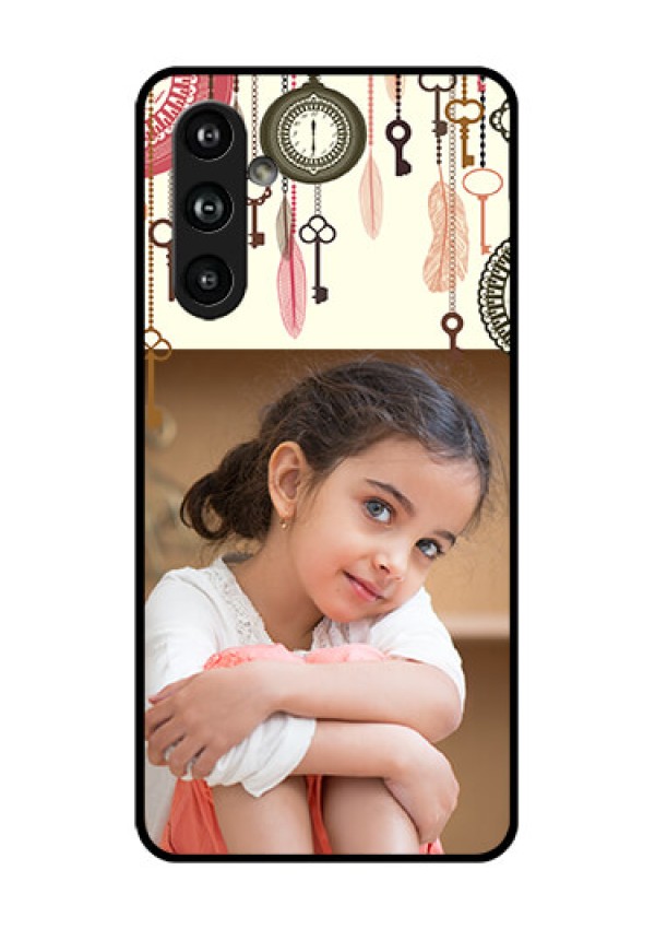 Samsung Galaxy F54 5G Custom Glass Phone Case - Boho Style Design