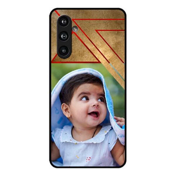 Samsung Galaxy F54 5G Custom Glass Phone Case - Gradient Abstract Texture Design Samsung Galaxy F54 5G Custom Glass Phone Case - Gradient Abstract Texture Design