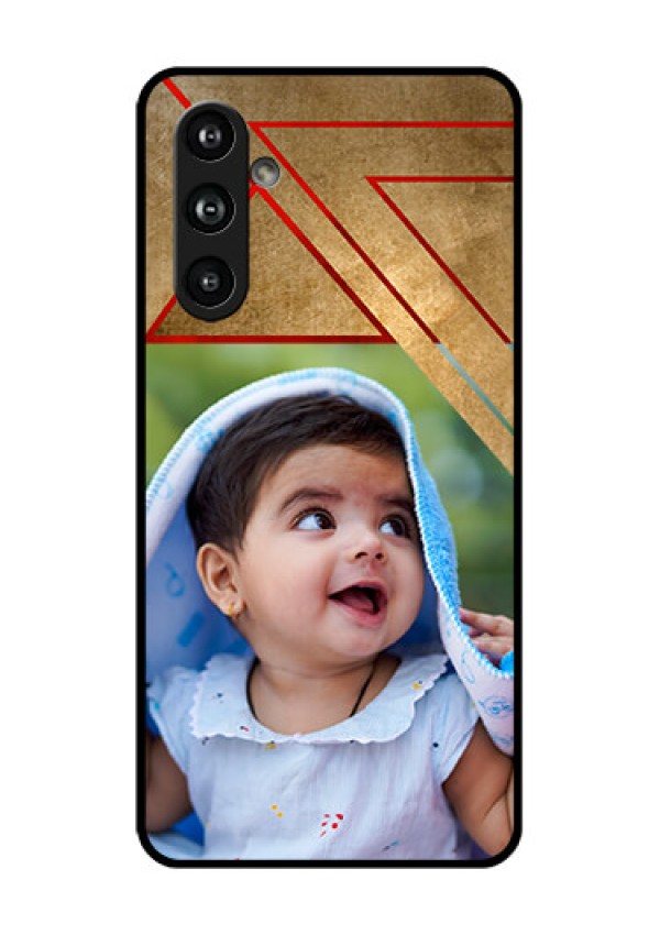 Samsung Galaxy F54 5G Custom Glass Phone Case - Gradient Abstract Texture Design