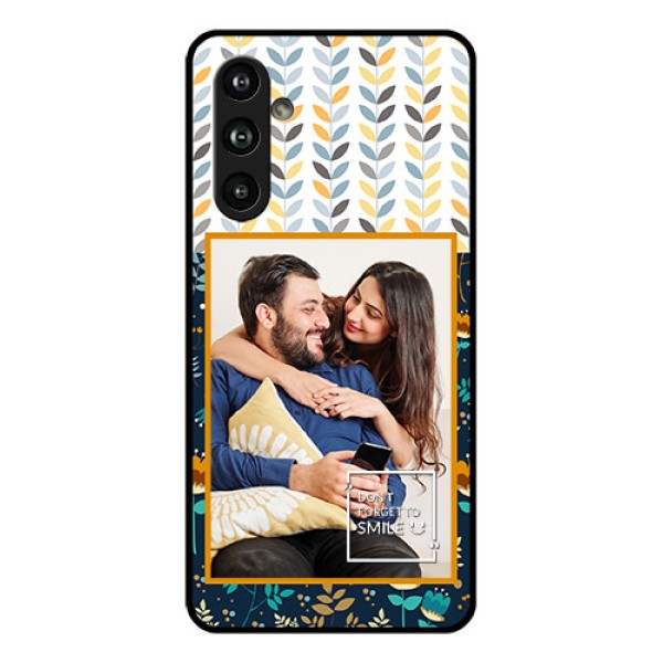 Samsung Galaxy F54 5G Custom Glass Phone Case - Pattern Design