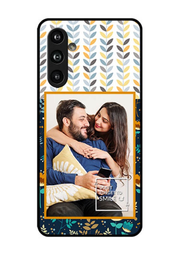 Samsung Galaxy F54 5G Custom Glass Phone Case - Pattern Design