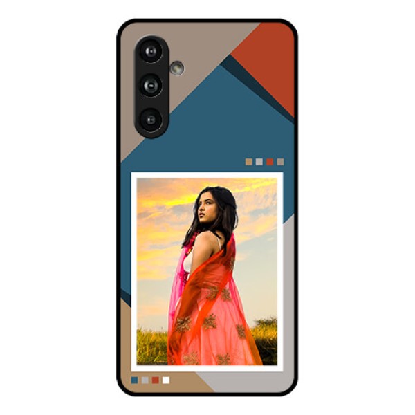 Samsung Galaxy F54 5G Custom Glass Phone Case - Retro Color Pallet Design Samsung Galaxy F54 5G Custom Glass Phone Case - Retro Color Pallet Design