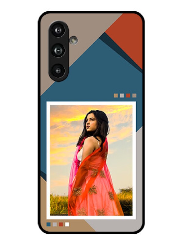 Custom Samsung Galaxy F54 5G Custom Glass Phone Case - Retro Color Pallet Design