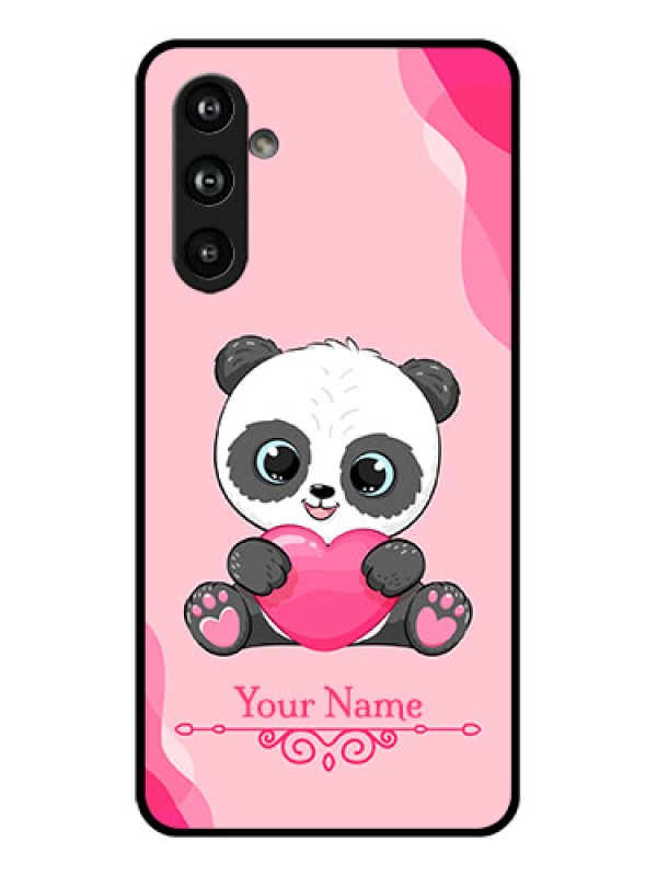 Custom Samsung Galaxy F54 5G Custom Glass Phone Case - Cute Panda Design