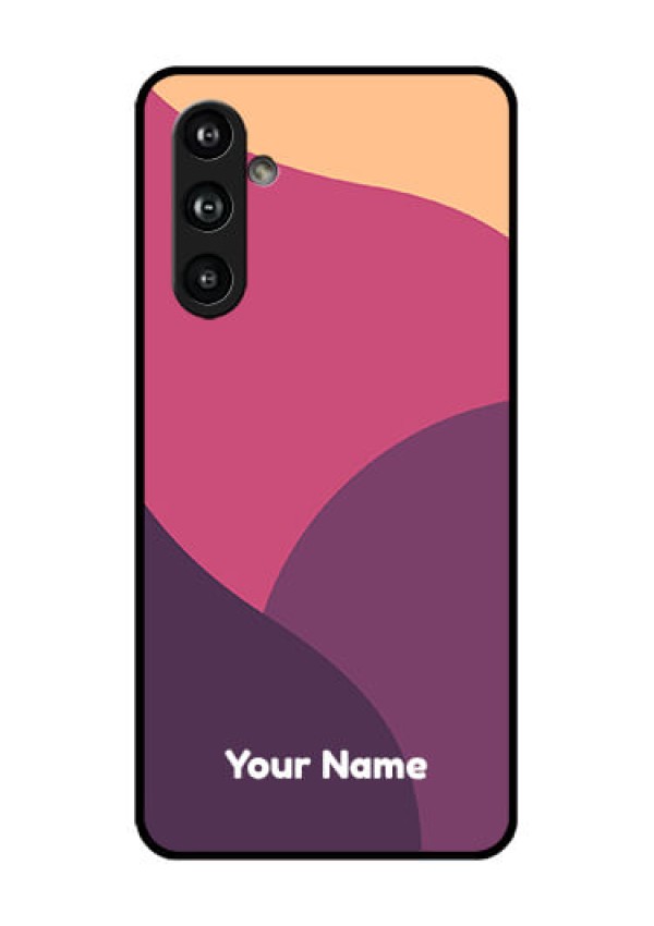 Samsung Galaxy F54 5G Custom Glass Phone Case - Mixed Multi - Colour Abstract Art Design