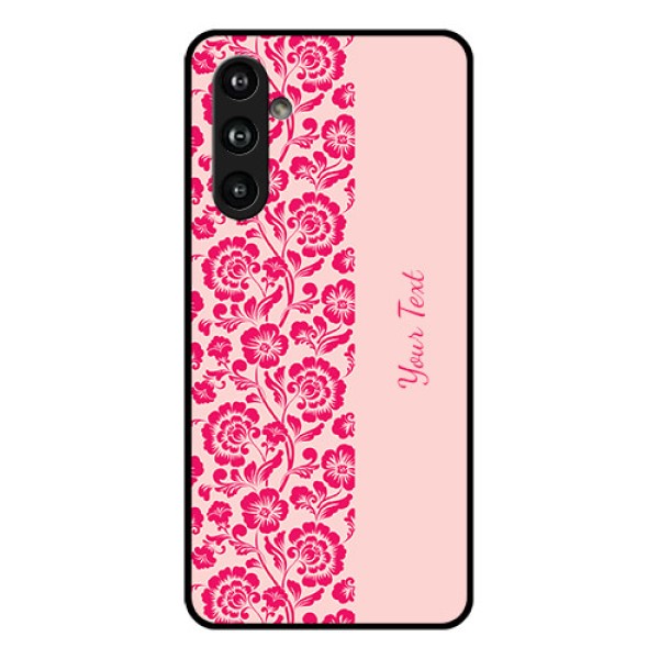 Samsung Galaxy F54 5G Custom Glass Phone Case - Attractive Floral Pattern Design