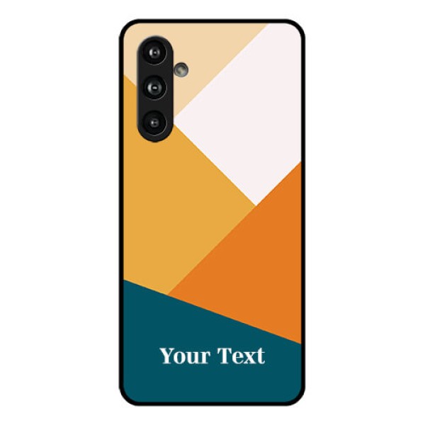 Samsung Galaxy F54 5G Custom Glass Phone Case - Stacked Multi - Colour Design Samsung Galaxy F54 5G Custom Glass Phone Case - Stacked Multi - Colour Design