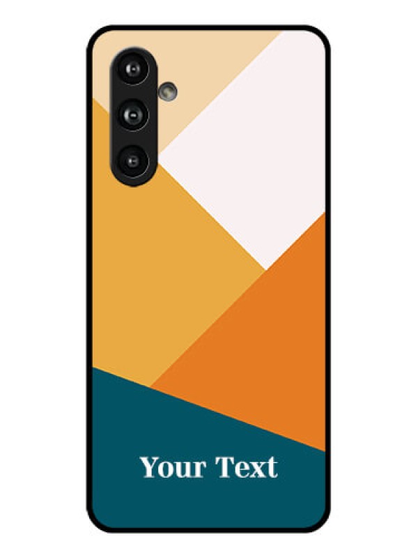 Custom Samsung Galaxy F54 5G Custom Glass Phone Case - Stacked Multi - Colour Design