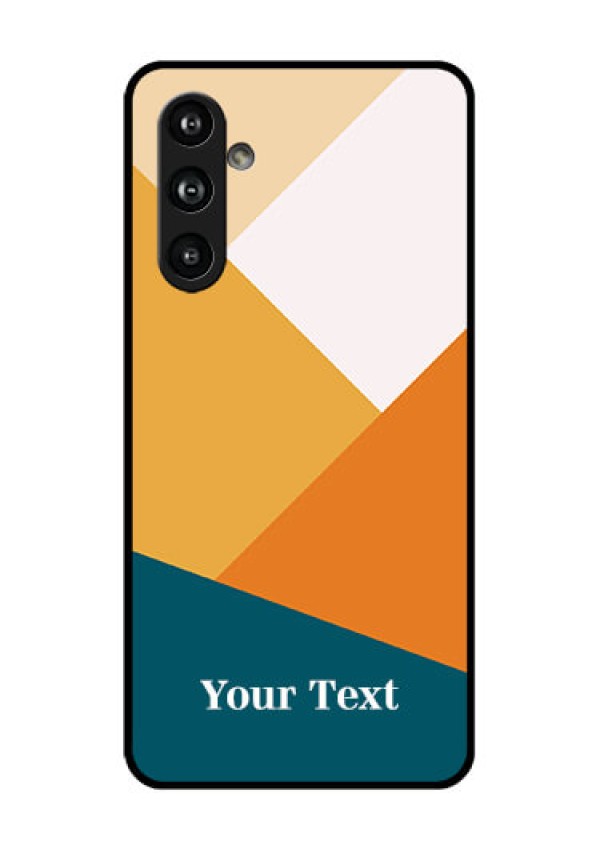 Samsung Galaxy F54 5G Custom Glass Phone Case - Stacked Multi - Colour Design