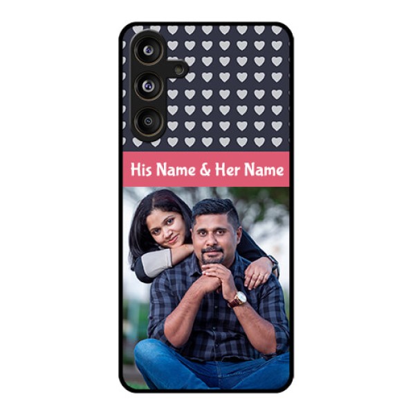 Samsung Galaxy F55 5G Custom Glass Phone CaseLove Symbols Design