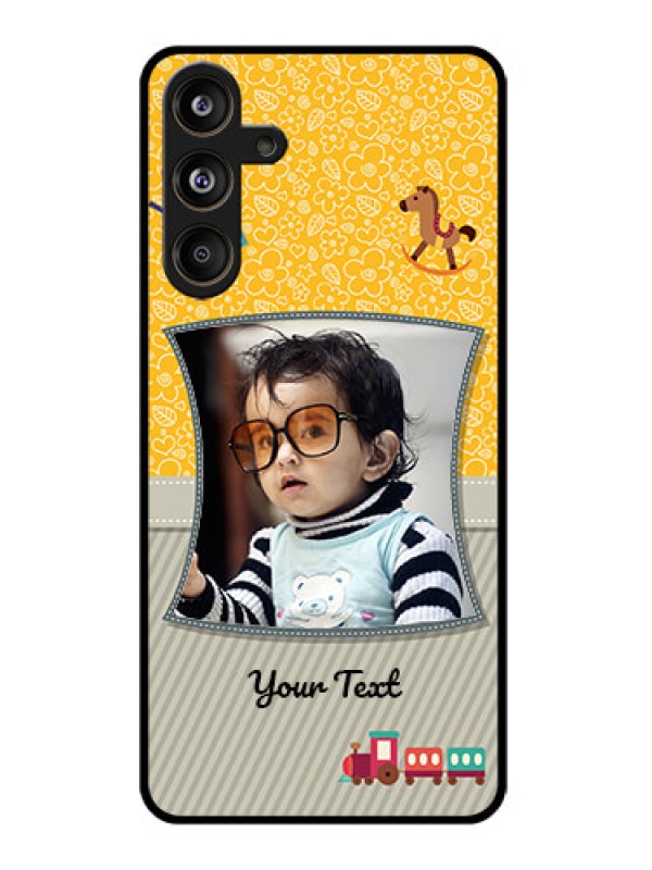 Custom Samsung Galaxy F55 5G Custom Glass Phone CaseBaby Picture Upload Design