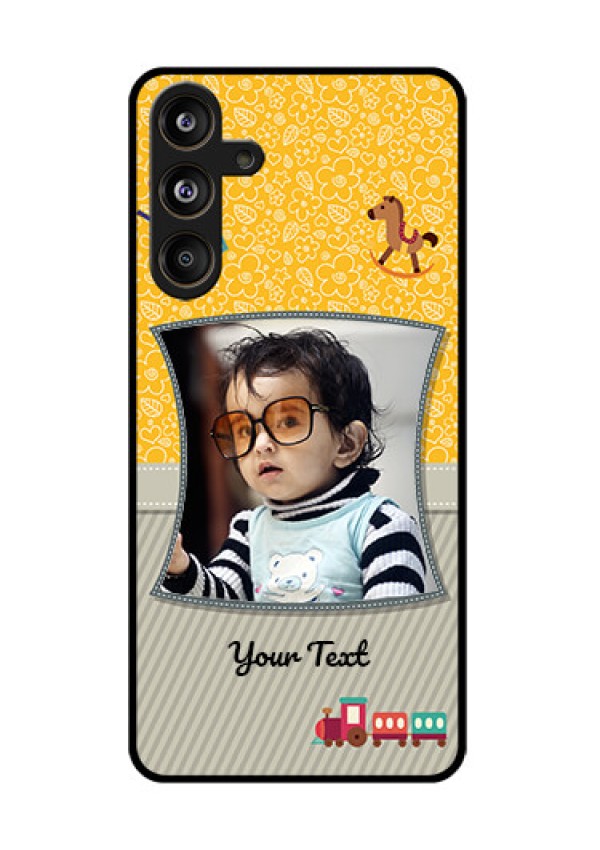 Samsung Galaxy F55 5G Custom Glass Phone CaseBaby Picture Upload Design