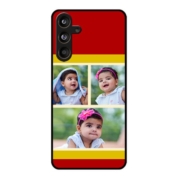 Samsung Galaxy F55 5G Custom Glass Phone CaseMultiple Pic Upload Design Samsung Galaxy F55 5G Custom Glass Phone CaseMultiple Pic Upload Design