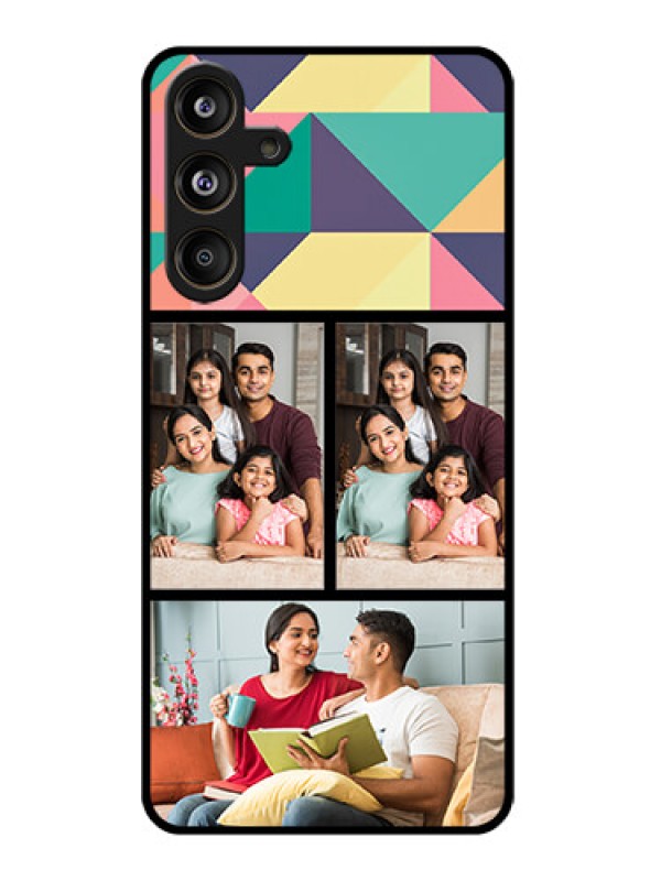 Custom Samsung Galaxy F55 5G Custom Glass Phone CaseBulk Pic Upload Design