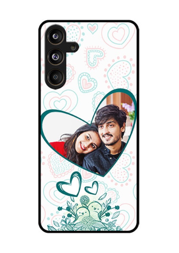 Samsung Galaxy F55 5G Custom Glass Phone CasePremium Couple Design