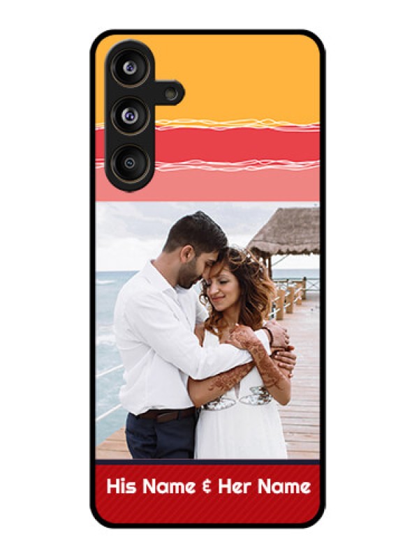 Custom Samsung Galaxy F55 5G Custom Glass Phone CaseColorful Case Design