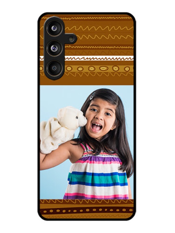 Custom Samsung Galaxy F55 5G Custom Glass Phone CaseFriends Picture Upload Design