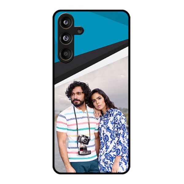 Samsung Galaxy F55 5G Custom Glass Phone CaseSimple Pattern Photo Upload Design Samsung Galaxy F55 5G Custom Glass Phone CaseSimple Pattern Photo Upload Design